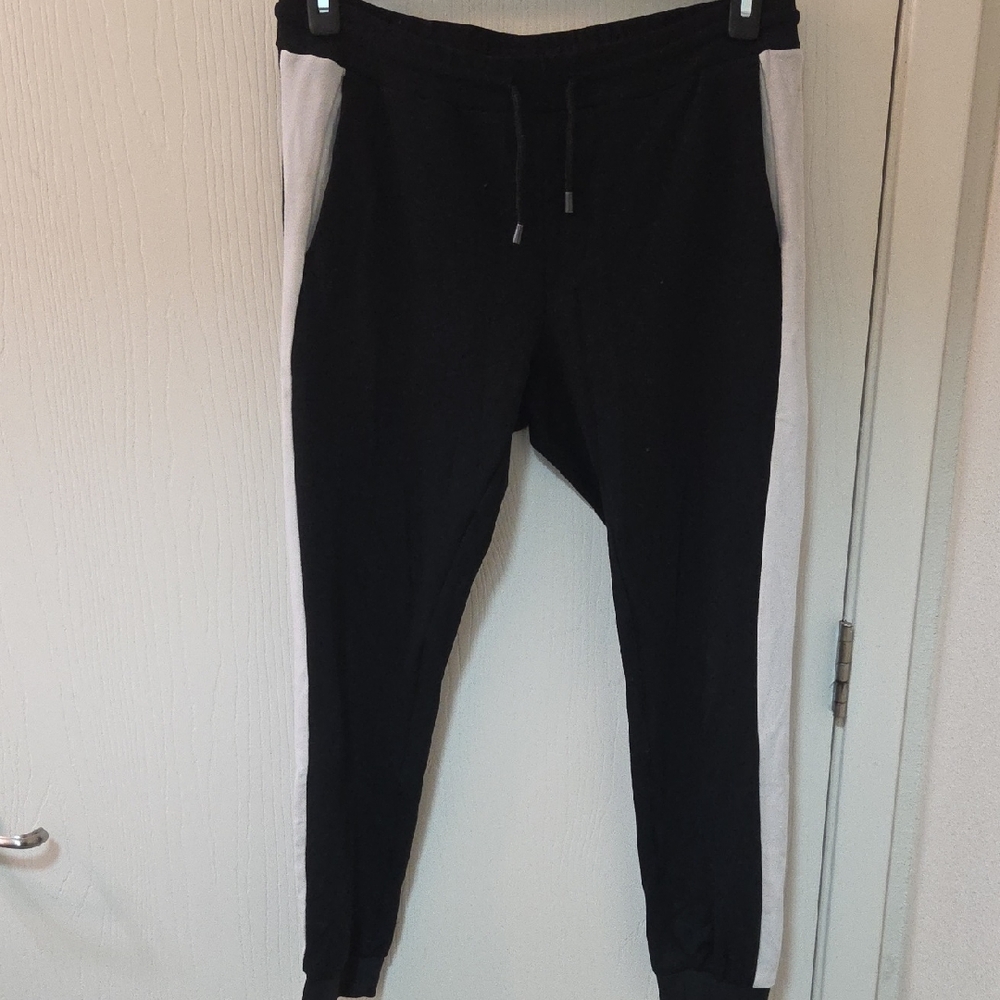 Zara Black and White Sweatpants